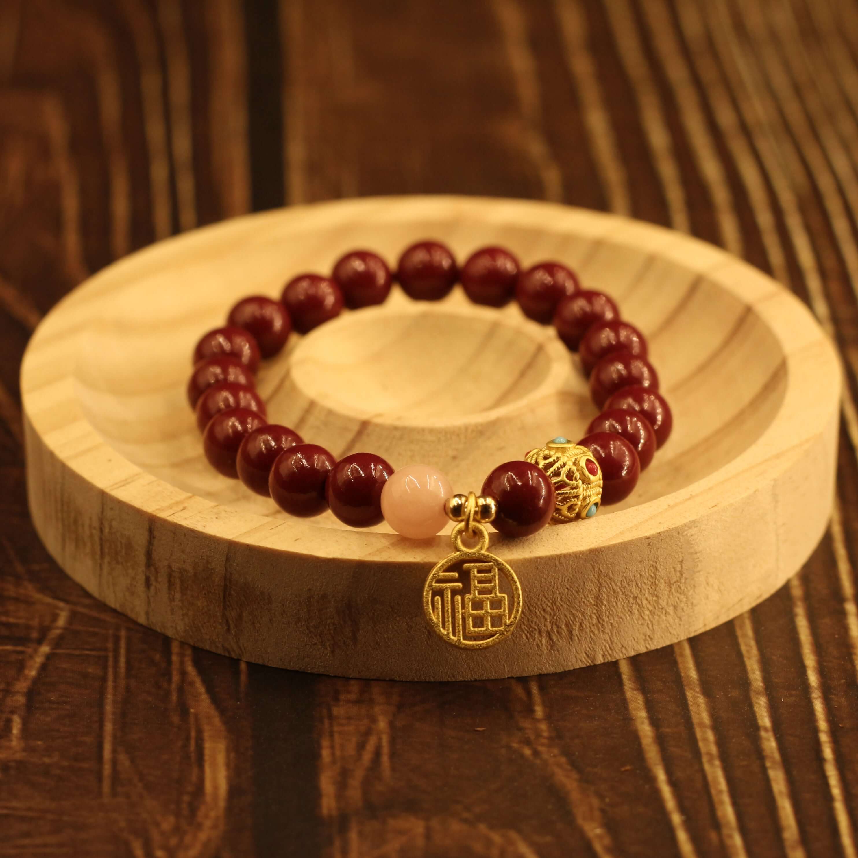 Cinnabar Good Fortune Bracelet- Attract Luck and Wealth in your life with Feng Shui