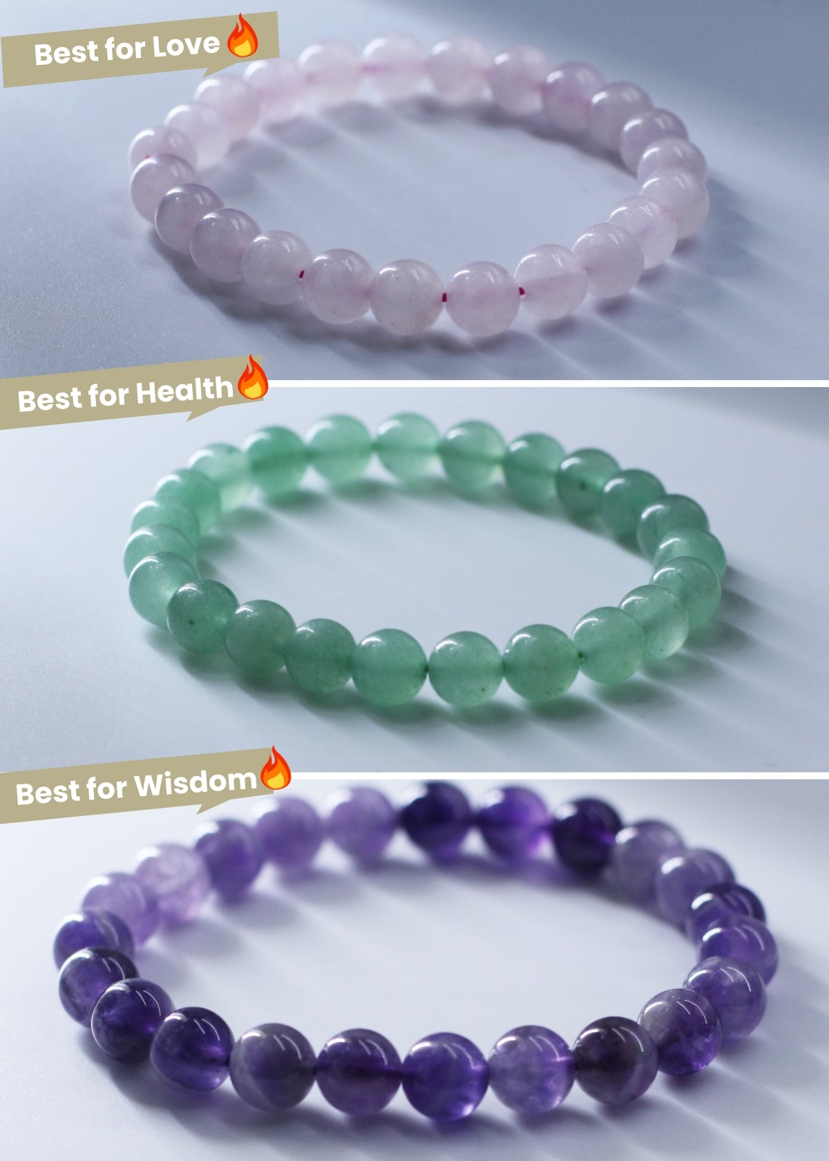 Romantic Rose Quartz Bracelet - Love