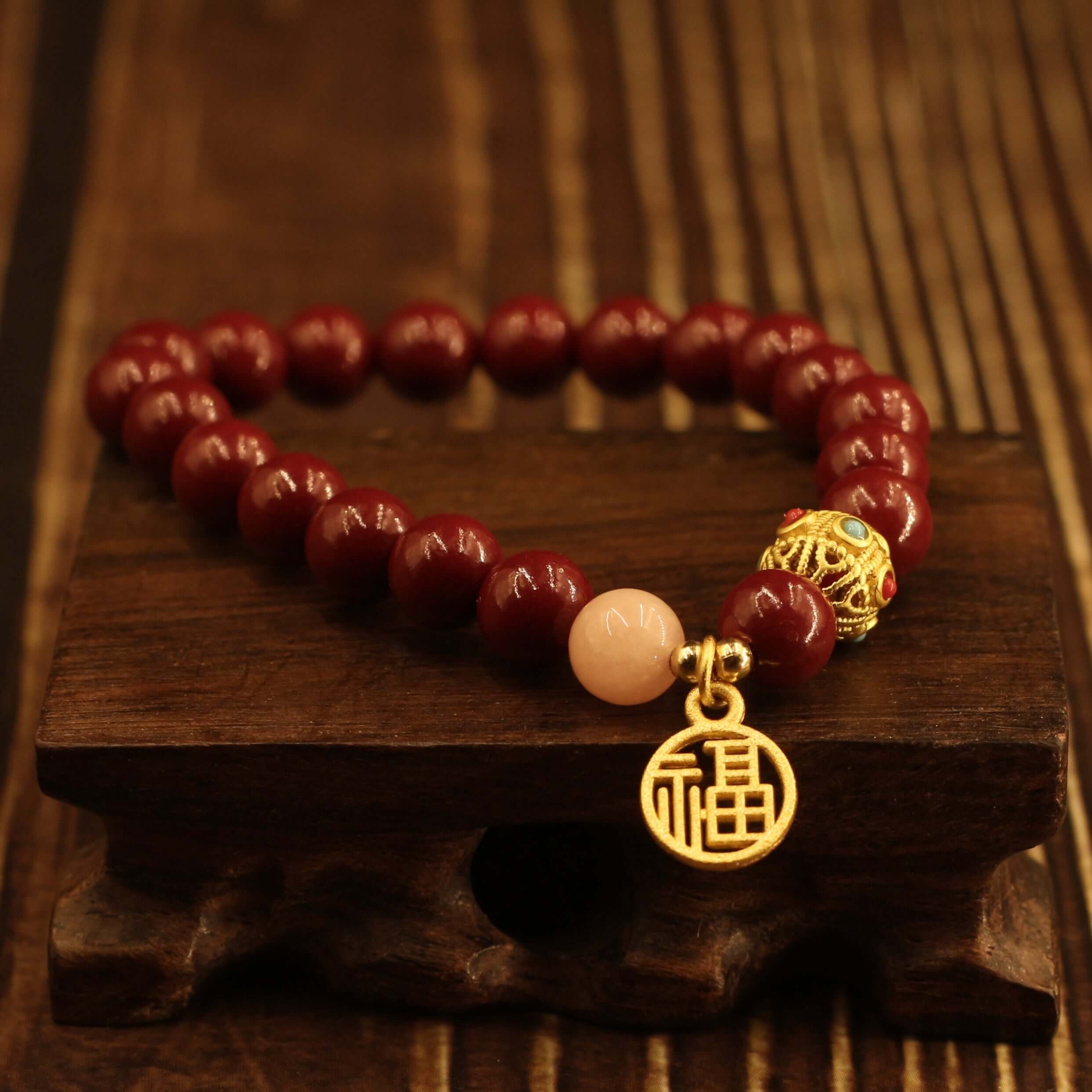 Cinnabar Good Fortune Bracelet- Attract Luck and Wealth in your life with Feng Shui