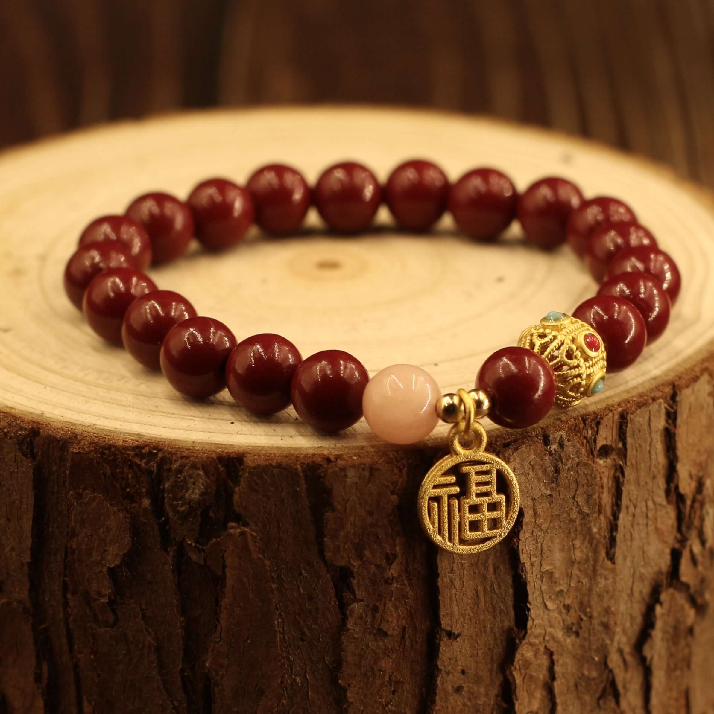 Cinnabar Good Fortune Bracelet- Attract Luck and Wealth in your life with Feng Shui