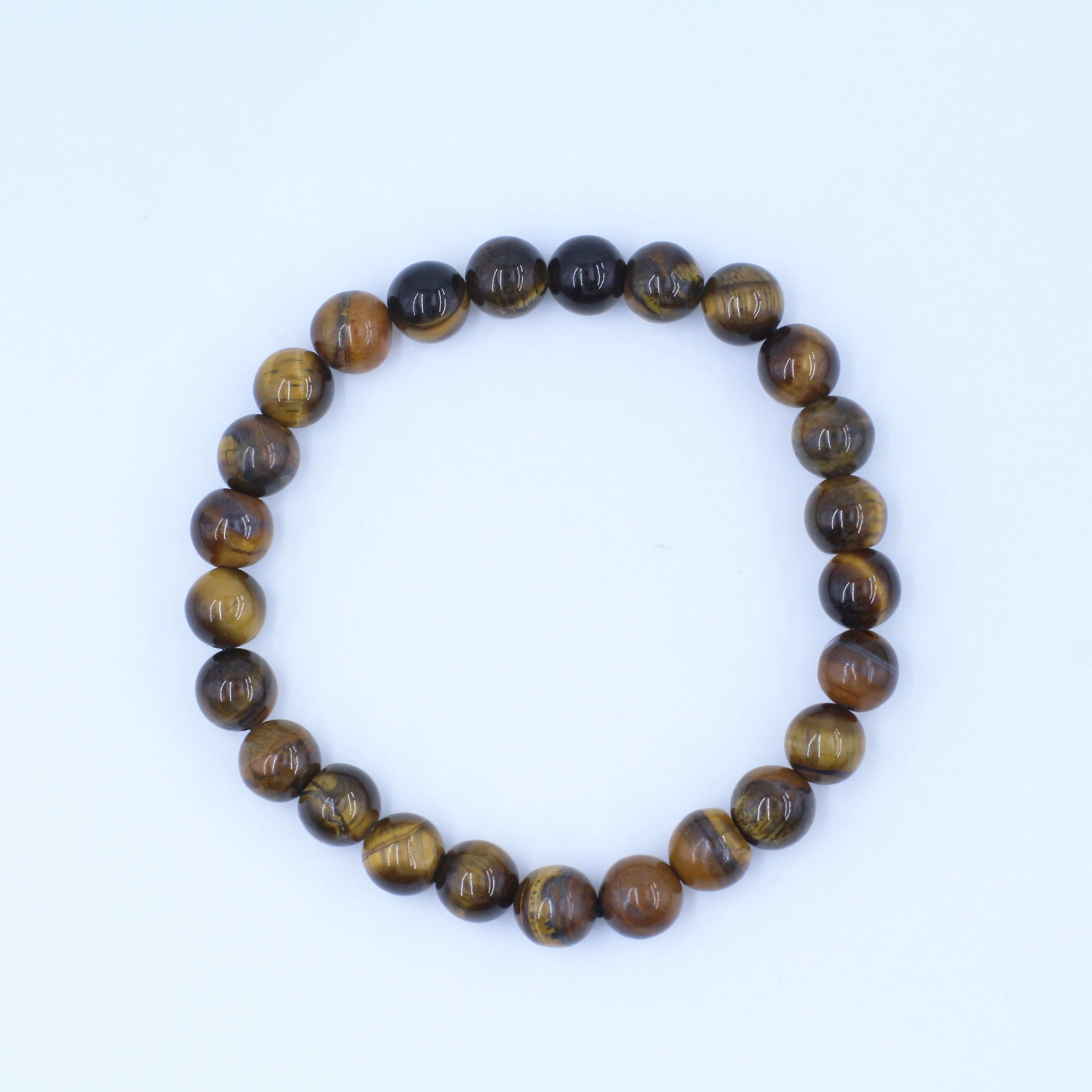 Classic Yellow Tiger's Eye Bracelet for Spiritual Strength and Resilience